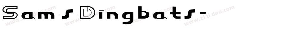 Sam s Dingbats字体转换